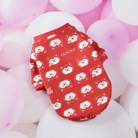 Vêtements pour animaux de compagnie en polyester écologique, confortables et lavables en machine, avec un nouveau design de dessin animé mignon, pour chiens, collection printemps-automne, vente en gros
