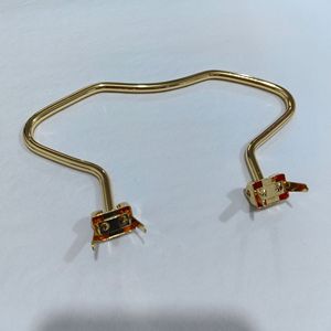 Asa metálica para bolsos Hongyuan, color oro claro y bronce, color sólido, para cajas, primavera 2024 - Product Image 1