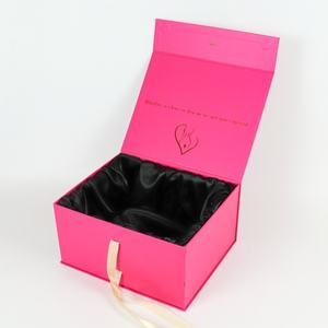 Personalized Luxury Cardboard Wig Packaging Box <b>UV</b> Coating Embossing Sponge Liner Eco-friendly Rigid Boxes <b>T</b>-<b>shirt</b> Packaging - Product Image 6