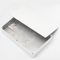 Kotak Die Cast Aluminium Multi-Ukuran yang Dapat Disesuaikan untuk Pengeboran/Pengecatan, Belum Dicat, DIY Stomp Box untuk Pedal Kaki Gitar, Pabrik OEM