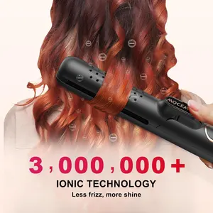 Hair Straightener And Curler 2 In 1 With Ionic Airflow Ceramic Flat Iron Curling Iron Professional Curling Wand