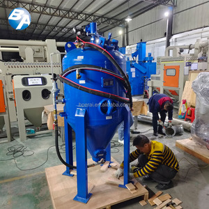 Pot de sablage à eau sans poussière portable avec compresseur d'air diesel Équipement complet de sablage sans poussière - Product Image 4