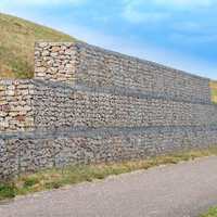 Muro de Contención de Gaviones Galvanizados a Precio de Fábrica, Jaula de Piedra de Gaviones Soldada en Venta