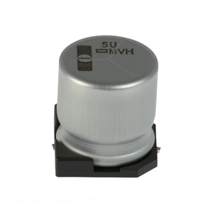 Condensador de Aluminio Original 470 uF EMVH250ARA471MKE0S, 470UF 20% 25V SMD, Montaje en Superficie - Product Image 1