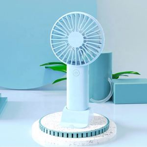2026 New Arrivals <b>Usb</b> Rechargeable Portable With Phone Holder for Outdoor <b>Mini</b> Hand Held Handheld <b>Fan</b> - Product Image 2