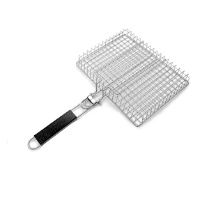 Thép không gỉ nướng BBQ nướng dây lưới, nướng Net giỏ với tay cầm có thể tháo rời - Product Image 4
