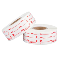 Étiquettes autocollantes personnalisées en PVC imprimées UV, écologiques et imperméables, pour le marquage des aliments et des produits de première nécessité, avec adhésif permanent