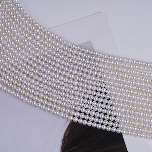 Fabricants de Zhuji, vente en gros de petites perles d'eau douce naturelles de 3 à 3,5 mm, perles colorées en chaîne pour accessoires de bijoux DIY - Product Image 3