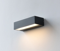 Lampes murales Savia Led pour porte d'entrée, étanches IP65, pour jardin, véranda, extérieur, couloir, allée, balcon, éclairage mural haut et bas