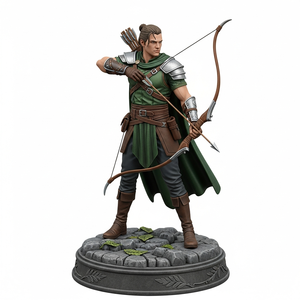 カスタムデザイン3D PVC樹脂男性ハンターシリーズアクションフィギュア像ギフトコレクション - Product Image 6