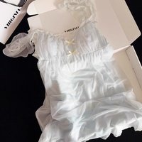 Pyjama en satin pour femme, bretelles spaghetti, coupe ample, grande taille, étiquette personnalisée, vente en gros, chemise de nuit mignonne pour femme