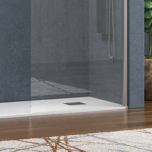 Kamalu KW2000 Box Doccia Walk-in 2-in-1 90x100 Senza Telaio con Piatto Rettangolare, Vetro 8mm e Profilo in Alluminio Dritto per Bagno - Product Image 5