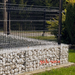 Kaynaklı Gabion istinat duvarları kaynaklı Gabion kutusu Gabion sepeti taş kafes bahçe çit 100*20*20CM