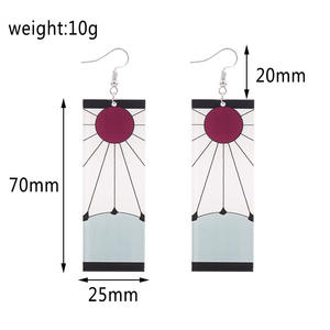 Los <span class=keywords><strong>pendientes</strong></span> de la serie Demon Slayer más vendidos son del mismo estilo que los usados por los <span class=keywords><strong>pendientes</strong></span> de gancho <span class=keywords><strong>Tanjiro</strong></span> Kamado - Product Image 4