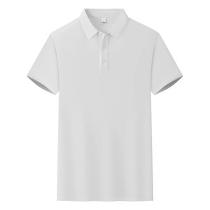 Camiseta Polo Unisex de Color Sólido, Fibra de Poliéster, Manga Corta, Ropa de Trabajo, Uso Diario - Product Image 4