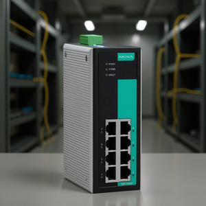 Switch Gigabit No Administrado Moxa EDS-G308-T, Switch Ethernet Industrial de 8 Puertos - Product Image 3