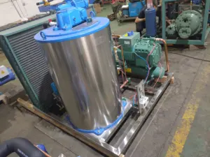 Precio de fábrica, máquina industrial para hacer hielo en escamas de 3 toneladas/máquina de hielo de ladrillo en cubos/planta de fabricación de maquinaria de hielo