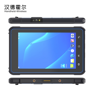 جهاز لوحي صناعي متين بشاشة 8.0 بوصة مقاوم للماء والغبار IP65 يعمل بنظام أندرويد 10.0 ثماني النواة بسرعة <span class=keywords><strong>2</strong></span>.0 جيجاهرتز وبطارية 8000 مللي أمبير مع ماسح ضوئي للرموز الشريطية للتعدين - Product Image 2