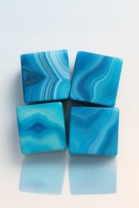 Cristaux d'agate rose et bleue en vrac CrystalHola, forme libre, finition lisse et brillante, 20-100g, haute qualité, décoration intérieure, fabrication de bijoux - Product Image 5