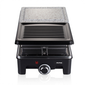 AKANE-Appareil à <span class=keywords><strong>Raclette</strong></span> Double Couche 1500W <span class=keywords><strong>avec</strong></span> Plaque en <span class=keywords><strong>Pierre</strong></span> et Revêtement Antiadhésif pour Dîner en Famille - Product Image 4