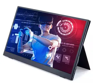 便携式显示器液晶显示器1080p 13.3游戏显示器支持连接电话与扬声器