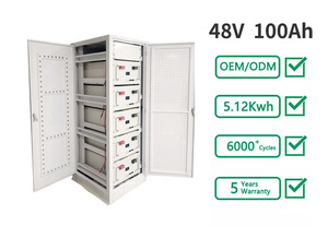 รับประกัน 10 ปี แบตเตอรี่โซลาร์เซลล์แบบ Solid State ขนาด 5KWH 15KWH 48v 100Ah 200Ah 300Ah 5KW 10KW 15KW 6000 รอบการใช้งาน สำหรับติดตั้งบนแร็คเซิร์ฟเวอร์ - Product Image 2