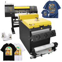 Impresora DTF A1/A3 Dual Xp600/i3200 Económica, Máquina de Impresión DTF para Camisetas con Agitador de Polvo y Prensa de Calor