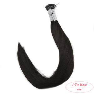 Punta de queratina italiana de la mejor calidad, punta de palo preadherida, extensiones de cabello humano indio con punta I - Product Image 2