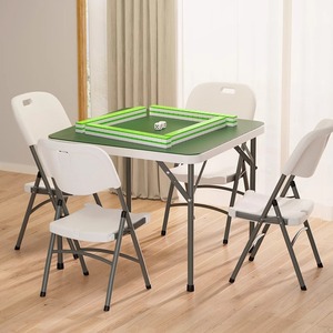Intrattenimento portatile all'aperto scacchi e carta tavolo quadrato semplice casa di plastica tavolo quadrato portatile Picnic tavolo pieghevole - Product Image 5