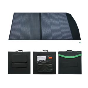 Panel solar portátil 2 Plegable 100W Silicio monocristalino Carga solar Carga flexible al aire libre - Product Image 3
