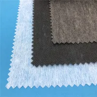 Bonne résistance en esclavage Non tissé Polyester fusible Double point interlignage utilisation pour le vêtement