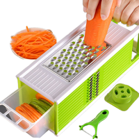 5-in-1 Voedselhakker, Multifunctionele Groenteschiller, Draagbare Groente Rasp voor Keuken Gebruik