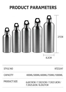 Purple Stainless Steel Vacuum Flask With Carabiner For Travel Minimalist Design Thermal Insulation 12-24 Hours - Product Image 5