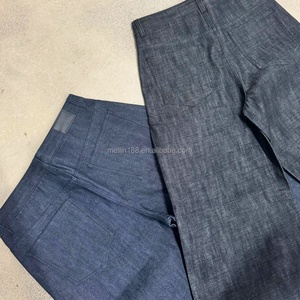 Custom Designer Jeans Manufacturer Straight <b>Boot</b> Cut Wide Leg Vintage Salvage Japanese Raw Selvedge Denim <b>Pants</b> Baggy Jeans Men - Product Image 4