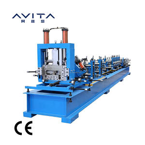 AVITA CE 3,0mm Automatische Cz-<span class=keywords><strong>Purlin</strong></span> Austauschbare Profil-Metallständer- und Schienenformmaschine für Top-<span class=keywords><strong>Hat</strong></span>-Roll-Z-<span class=keywords><strong>Purlin</strong></span> und C-<span class=keywords><strong>Purlin</strong></span> - Product Image 1