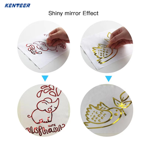 Kenteer - Muestras Gratis al por Mayor de Vinilo Textil Coreano HTV Dorado Metálico Suave en Rollos <span class=keywords><strong>para</strong></span> <span class=keywords><strong>Camisetas</strong></span> - Product Image 5
