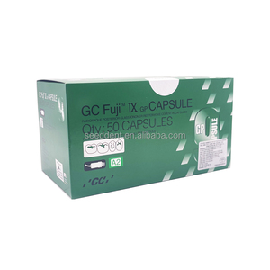 <span class=keywords><strong>GC</strong></span> <span class=keywords><strong>Fuji</strong></span> <span class=keywords><strong>IX</strong></span> GP viên nang radiopaque sau thủy tinh ionomer phục hồi xi măng trong viên nang 50 cái/hộp - Product Image 1