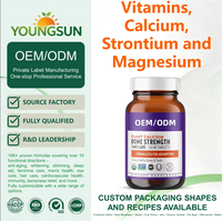 Comprimés de calcium végétal avec vitamine D3, K2, magnésium et oligo-éléments pour la nutrition osseuse, complément alimentaire, 120 comprimés, OEM ODM