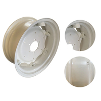 Velg baut dan las pabrik 7*20 velg roda baja W7x20 roda traktor pertanian untuk 8.3-20 ban