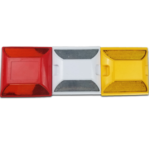 उच्च दृश्यता प्लास्टिक pmma परावर्तक वर्ग रेत से भरी सड़क की सुरक्षा चेतावनी के लिए सड़क परावर्तक प्रकाश - Product Image 2