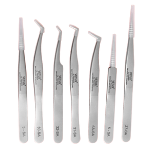 Pinzas para Extensión de Pestañas Estilo Vetus, Pinzas de Acero Inoxidable para Volumen e Isolación, Pinzas de Precisión, Logotipo Personalizado OEM - Product Image 1