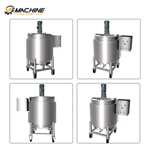 Chemical Blending Tank 500 Liters Stainless Steel High Speed Mixing Tank Honey Mixing Tank With Heating System