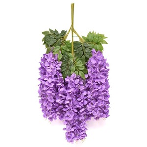 <span class=keywords><strong>ดอก</strong></span>วิสทีเรียสีม่วงทำมือจากผ้าไหม 3 กิ่ง ยาว 110 ซม. ของตกแต่งแขวนประดับบ้าน สวน สำหรับวันขอบคุณพระเจ้า - Product Image 5