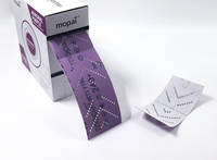 MOPAI M775L Aşındırıcı Disk Mor Floklu Dikdörtgen Zımpara Rulosu 70mm Çap X 1mm Kalınlık ISLAK KURU Kullanım Parlatma İçin