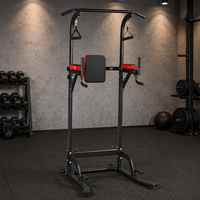 Sistem Lat Pulley Power Tower Multifungsi Anti-Slip yang Dapat Disesuaikan, Tahan Lama, untuk Latihan Seluruh Tubuh di Rumah