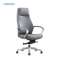 Fabricant de mobilier commercial Chaise d'attente ergonomique en cuir pour personnel patient Chaise de bureau exécutif