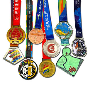 Médaille et gobelet en métal personnalisés, 1 pièce, pour course à pied et Marathon - Product Image 4