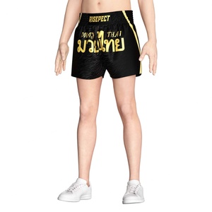 Sublimation Polyester Thailand <b>Grappling</b> Thai Boxing Fight Custom Logo Boxing Fabric Muay Thai <b>Shorts</b> - Product Image 5
