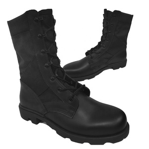 Zapatos de senderismo tácticos hasta la rodilla para actividades al aire libre, zapatos de cuero de primera calidad para hombres, zapatos de cuero medianos personalizados - Product Image 6