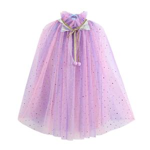 Capa de Princesa para Niñas, Capa para Fiesta de Navidad o Cumpleaños con Tiara, Corona y Joyas para Disfraces de Niñas Pequeñas - Product Image 2